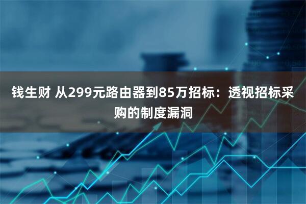 钱生财 从299元路由器到85万招标:透视招标采购的制度漏洞